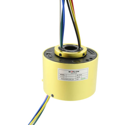 kwaliteit  Precious Metal: Gold-Gold MT0522-S15 MOFLON Electrical Through Hole Slip Ring 5mm With 15 Leads 2A fabriek